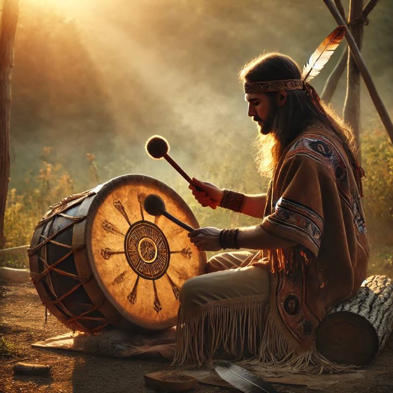 Sound Healing for Anxiety Relief Drum Beating