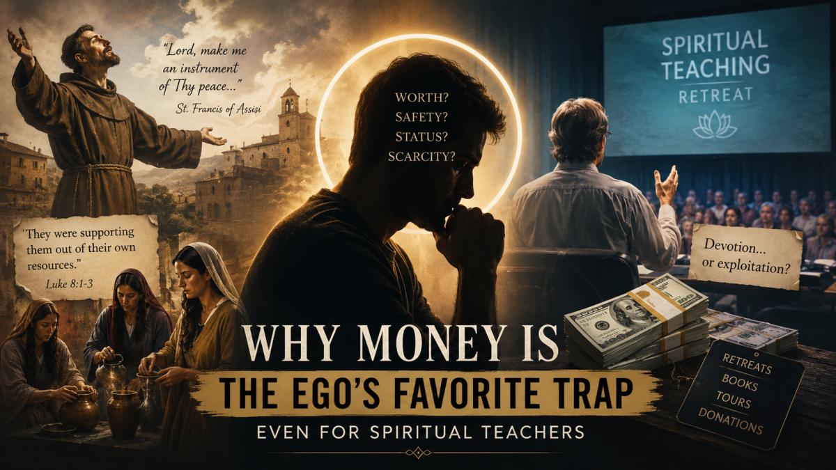 Why Money Is the Ego's Favorite Trap, Even for Spiritual Teachers
