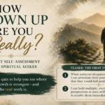 How Grown Up Are You Really? An Honest Self-Assessment for the Spiritual Seeker